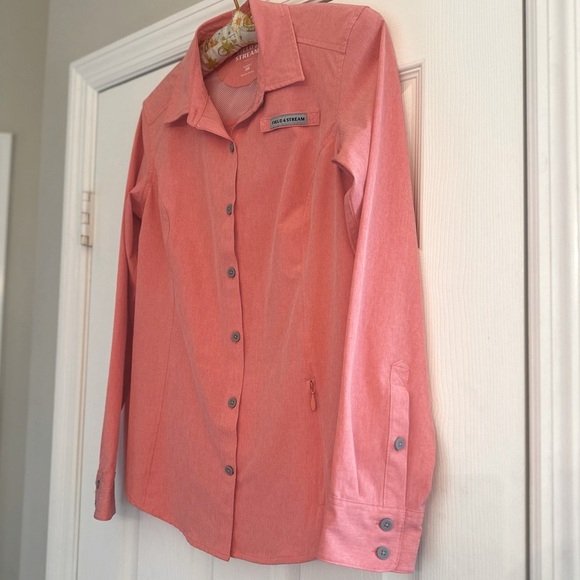🌸3 for $20🌸 Field & Stream Women's S Stretch Button Down Vented Fishing Shirt - Picture 3 of 16